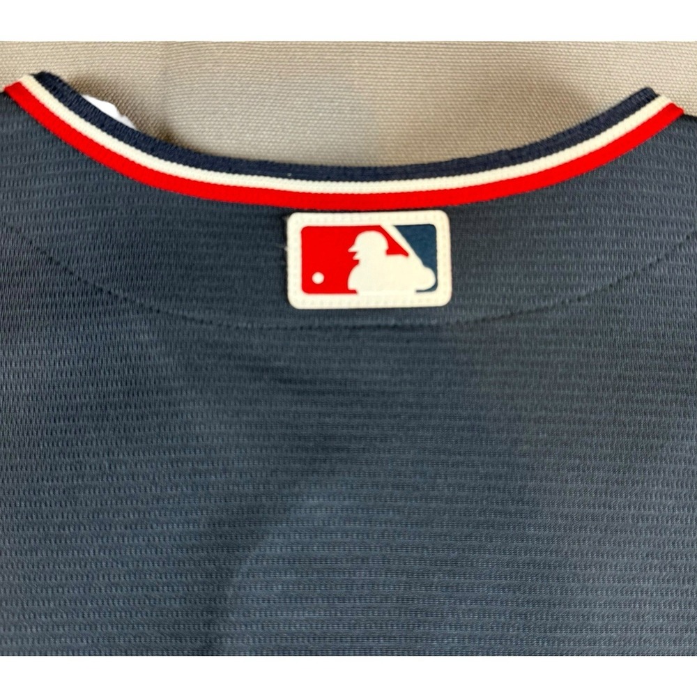 NIKE Washington Nationals Jersey Mens Large Gray MLB Sewn Logo NEW - Picture 12 of 13